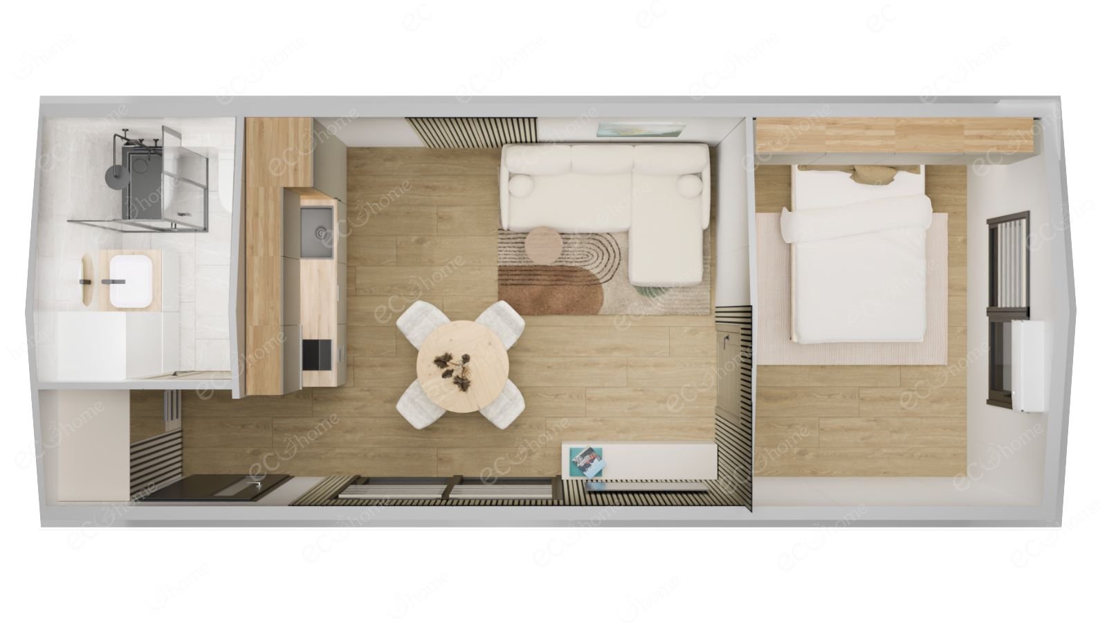 1 Bedroom Modular Home - Image 2